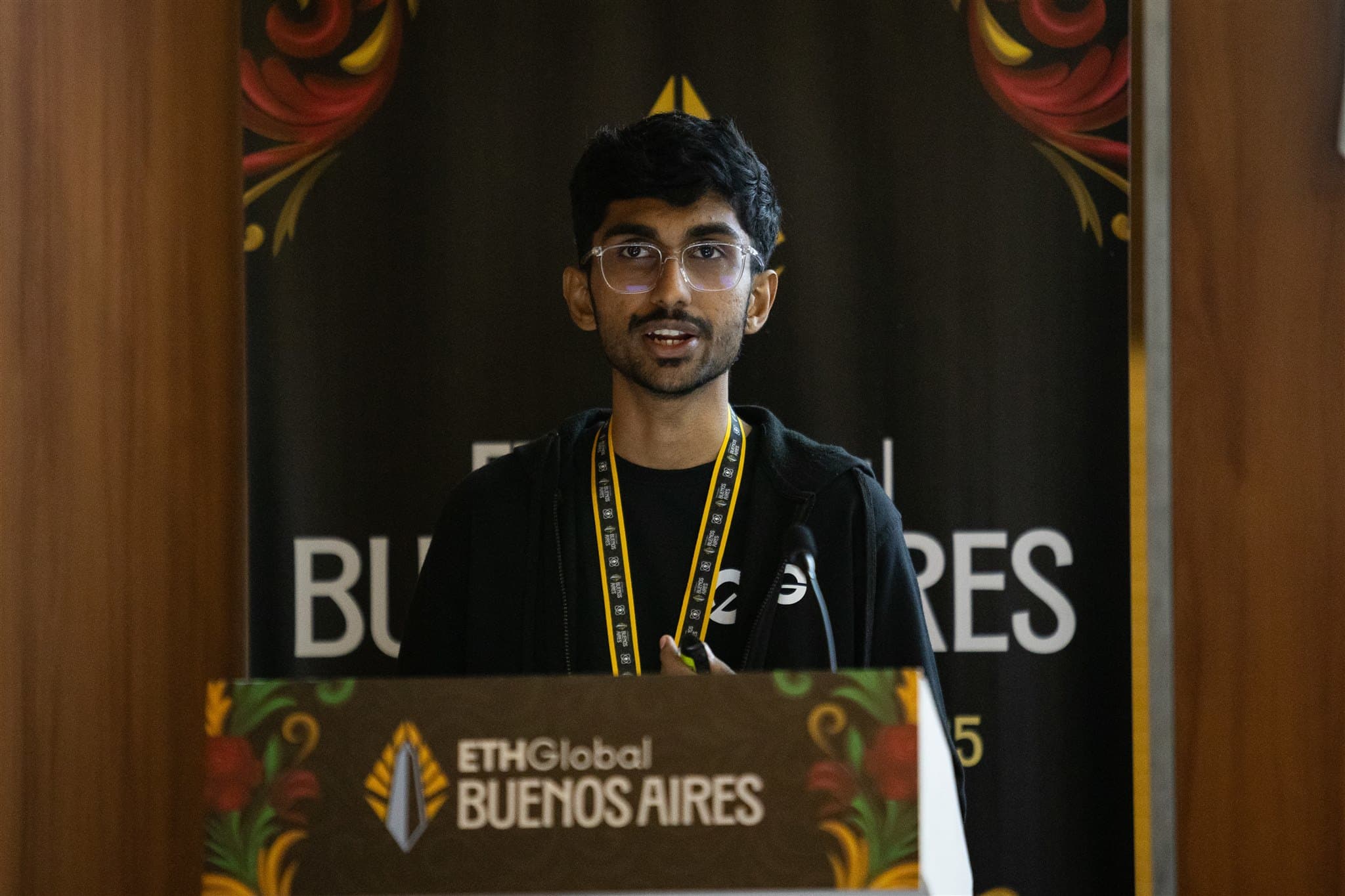 Gathin T at Devcon / ETHGlobal Buenos Aires