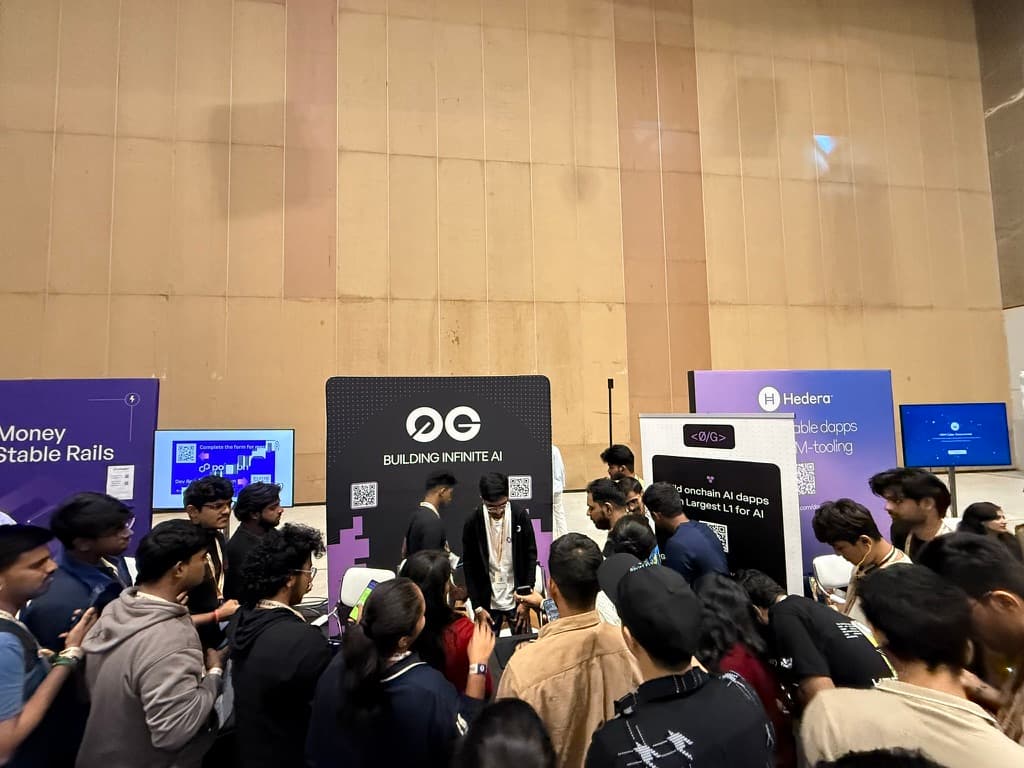 Gathin T at ETHGlobal New Delhi