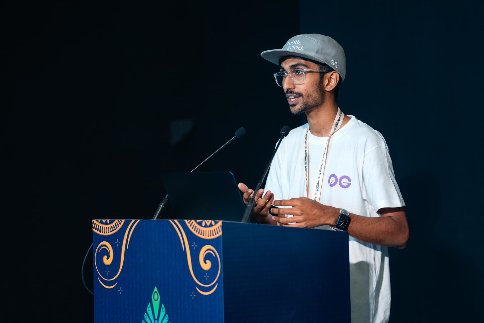 Gathin T at ETHGlobal New Delhi