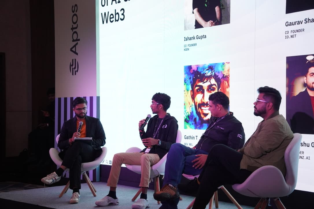 Gathin T at India Blockchain Week