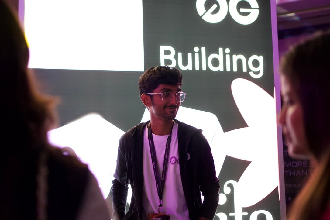 Gathin T at India Blockchain Week