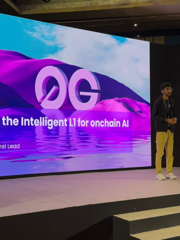 Gathin T at India Blockchain Week